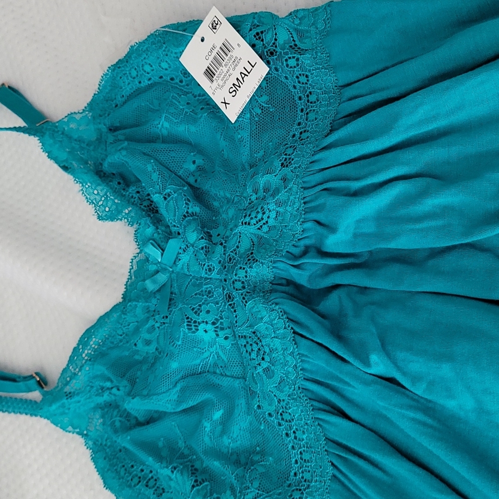 Teal lace Teddy/baby doll